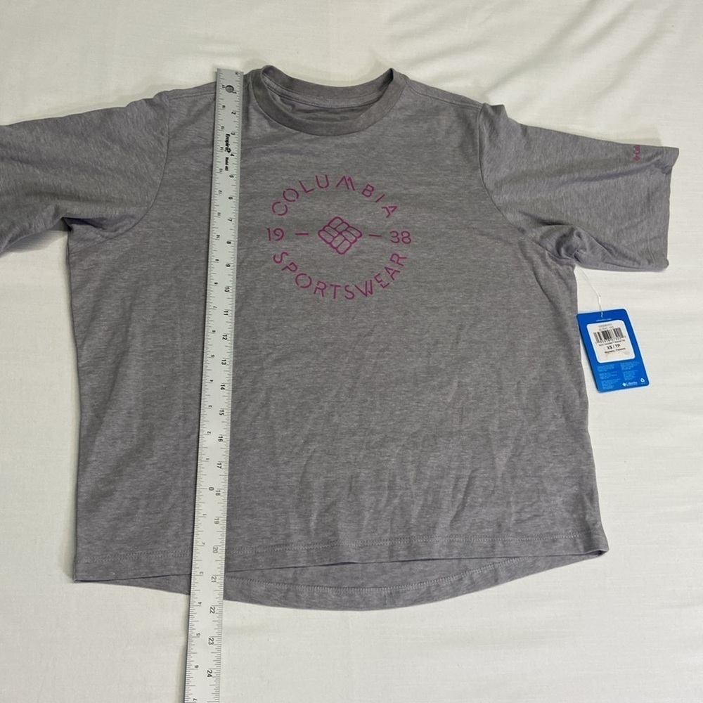 Columbia North Cascades Relaxed Tee Shirt Grey Size XS - Picture 11 of 12